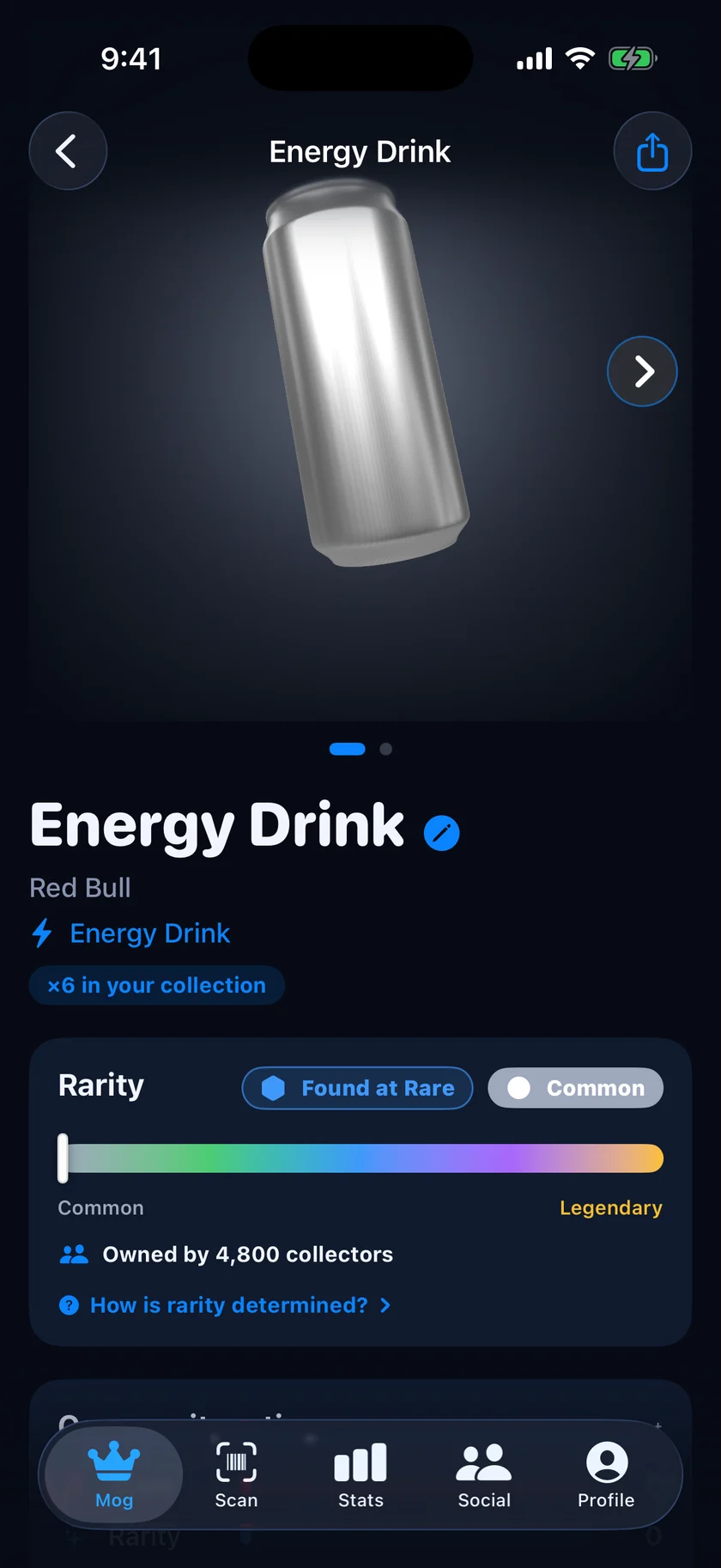 Can card: today's rarity and the tier you found it at